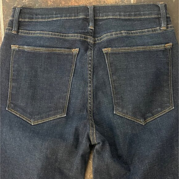 Frame Women High Rise Skinny Jeans Sz 31 Denim Raw Hem Stretch Casual Cotton USA - Picture 3 of 9